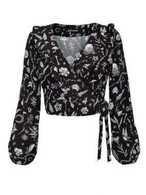 Disturbia Hedgewitch Wrap Top